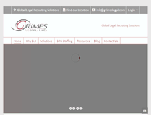 Tablet Screenshot of grimeslegal.com